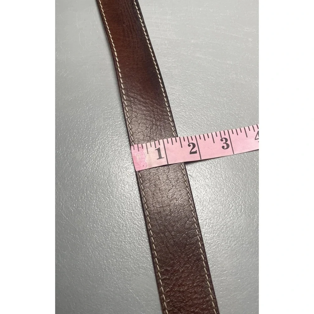 Men's DANIER Belt Brown Genuine Leather Size‎ 34